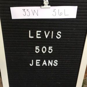 Levi’s 33x36 505
